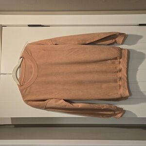 Dusty Rose Oversized Ribbed Sweater